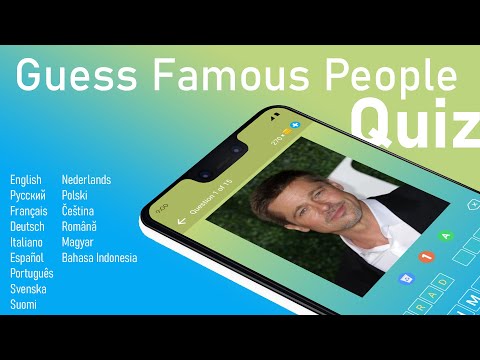 Guess Famous People — Quiz and Game — Android (EN)