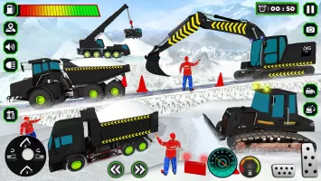 Snow Excavator Simulator Game