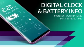 Digital Clock & Battery Charge