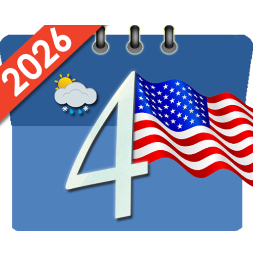 US Calendar with Holidays