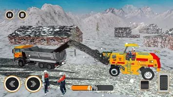 Snow Excavator Construction 3D