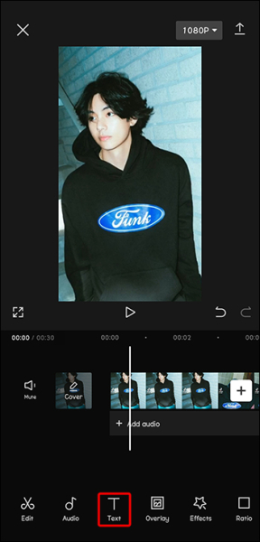 How to add an overlay in CapCut to track a moving body?