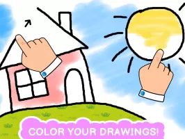 Easy coloring book for kids