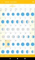Calendar - Sun & Moon