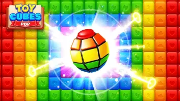 Toy Cubes Pop - Match 3 Game