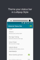 Material Status Bar