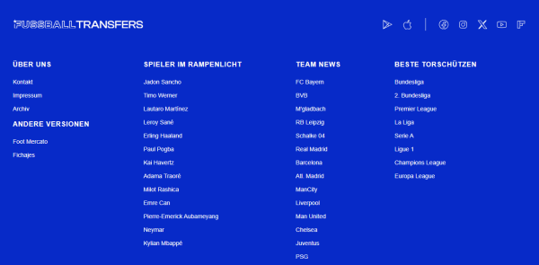 Fussball Transfers