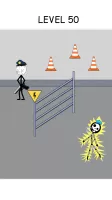 Thief Stick Puzzle: Man Escape
