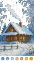 Christmas Game Color by number