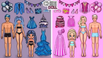 Chibi Doll Dress Up DIY Games