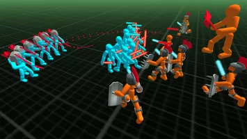 Stickman Simulator Neon Battle