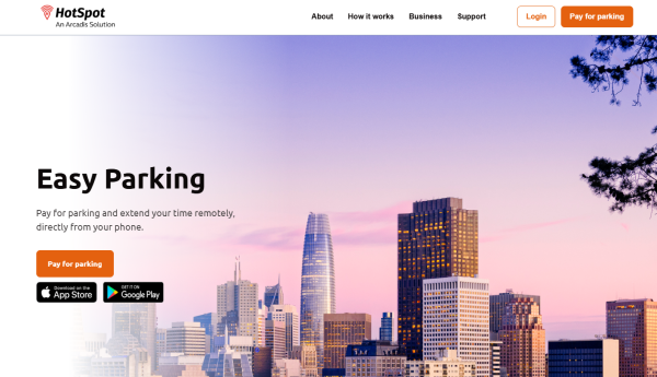 HotSpot Parking Transit Taxis