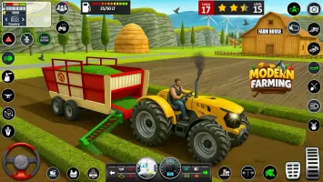Indian Farming Tractor Game 3D