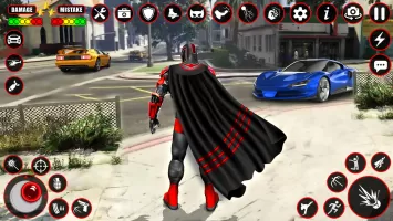 Bat Hero Dark Crime City Game