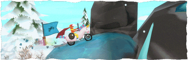 Airborne Motocross Bike Racing