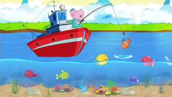 Fishing Hippo: Catch fish