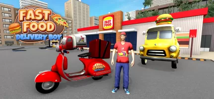 Fast Food Delivery Bike Game