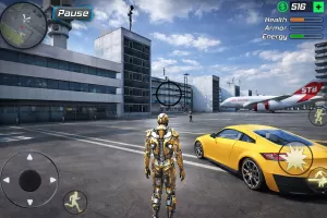 Super Crime Iron Hero Robot