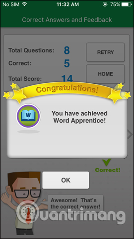 Johnny Grammar’s Word Challenge