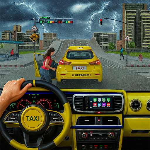 UK Taxi Car Driving Simulator