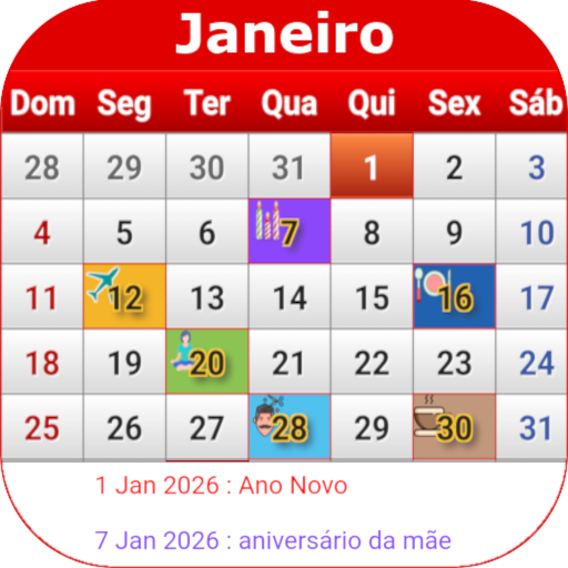 Brasil Calendário 2024