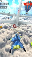 Base Jump Wing Suit Flying