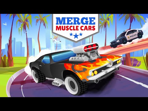 Merge Muscle Cars - Trailer Police (wide)