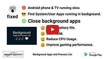 Close background apps and process on Android TV, Phones and Tablets