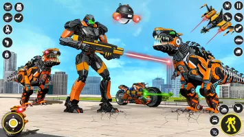 Dino Robot: Car Transform Game