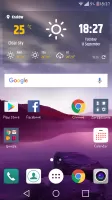 Simple weather & clock widget