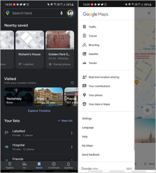 Navigation for Google Maps Go