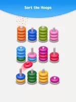 Color Sort 3D — Hoop Stack