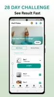Wall Pilates workout at home