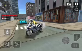 Sports bike simulator Drift 3D