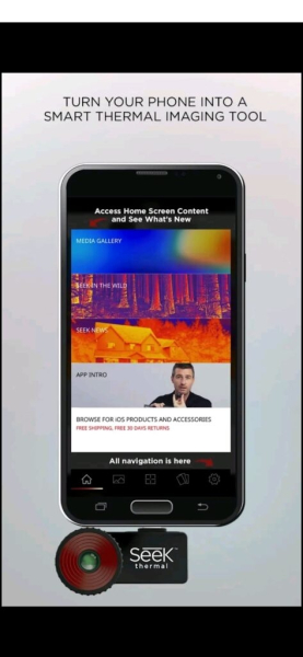 Thermal scanner camera VR