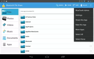 Bluetooth Files Share