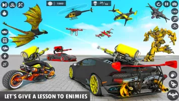 Dragon Robot Police Car Games
