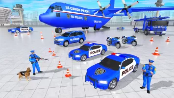 Police Vehicle Cargo Truck Sim