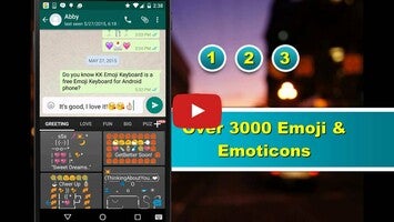 Emoji Keyboard For Android with over 3000 iOS 9 emoji, emoticon, smiley, sticker and animated GIFs