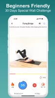 Wall Pilates workout at home
