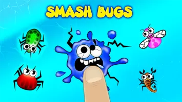 Bug Smashing toddler games