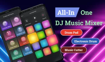 DJ Music Mixer & Drum Pad