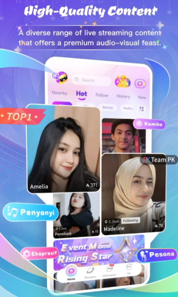 Momo Live - Live Stream & Chat
