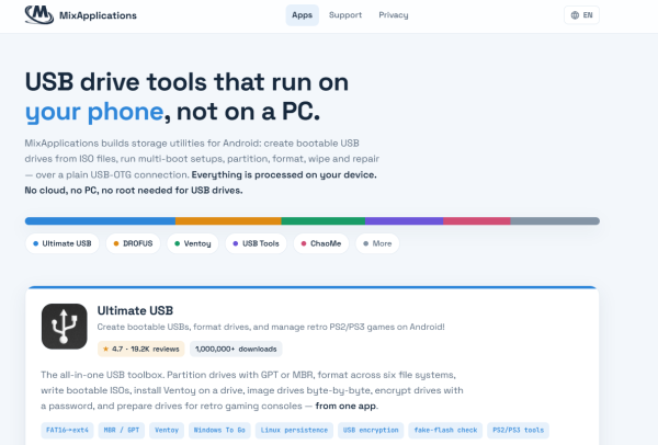 USB TOOLS (Format, WIPE...ETC)