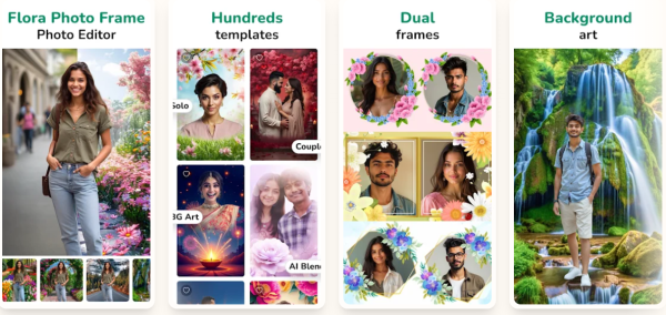 Flora Photo Frame Photo Editor