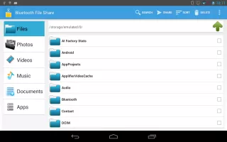 Bluetooth Files Share