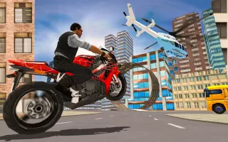 Superhero Stunt Bike Simulator