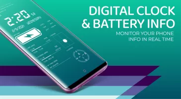 Digital Clock & Battery Charge