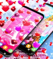 Paris love live wallpaper