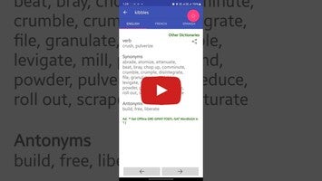 Offline Thesaurus Free https://play.google.com/store/apps/details?id=com.vd.offlinethesaurus